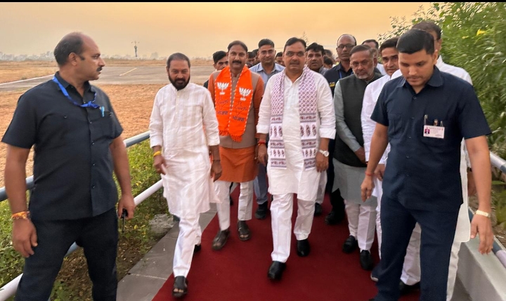 मुख्यमंत्री भजन लाल शर्मा व डॉ0 मोहन यादव का भाजपा कोटा शहर ने किया भव्य स्वागत