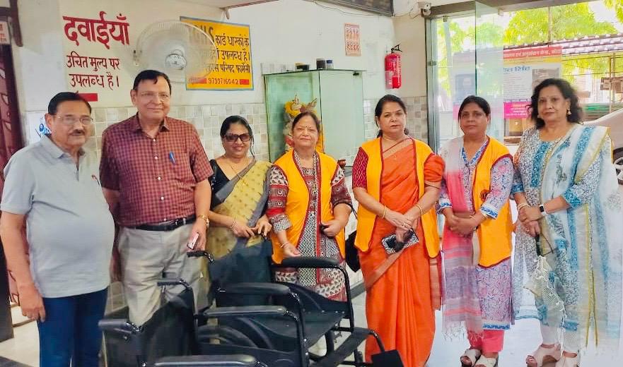 लायंस क्लब कोटा टेक्नो ने भेट की दो ट्राइसिकल,सामाजिक सरोकारों के तहत हुवा आयोजन