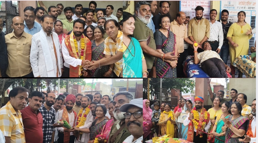 नयापुरा मंडल अध्यक्ष संजय सैनी का जन्मदिन समाजसेवा के नाम, रक्तदान शिविर आयोजित