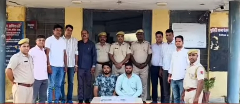 कोटा में सीआई रामस्वरूप मीणा के नेतृत्व में पुलिस टीम ने गुजरात के व्यापारियों को अपहरणकर्ता से कराया मुक्त”