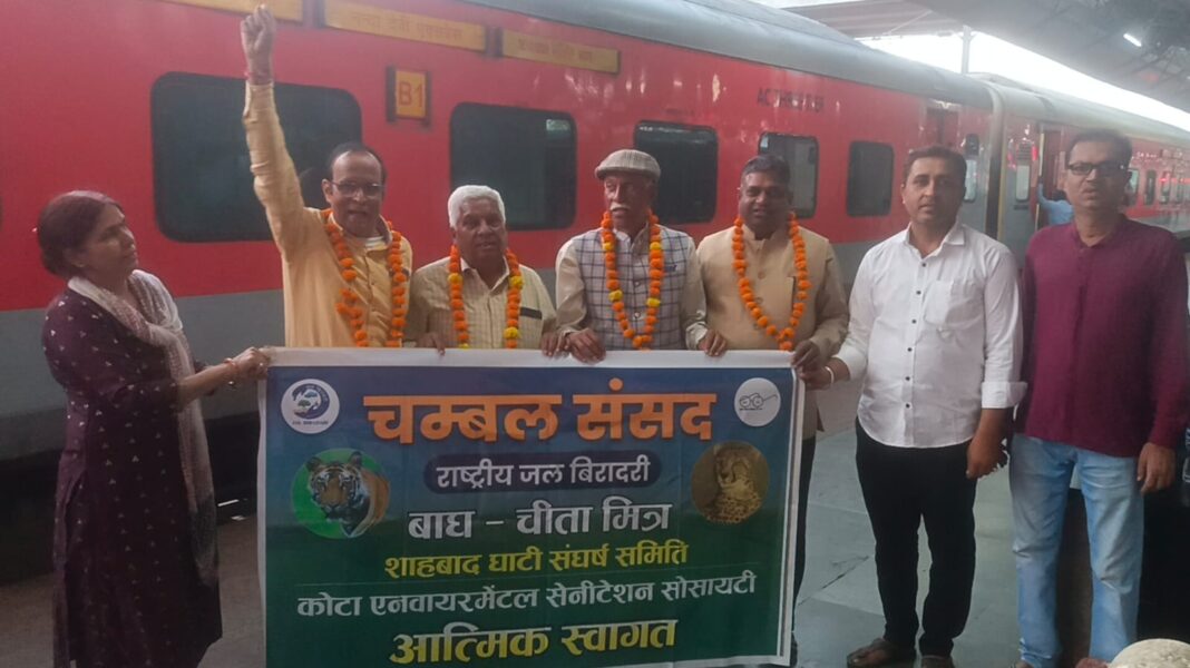 चम्बल संसद का दल गंगौत्री रवाना,गंगा के उद्गम गंगौत्री पर होगा यज्ञ