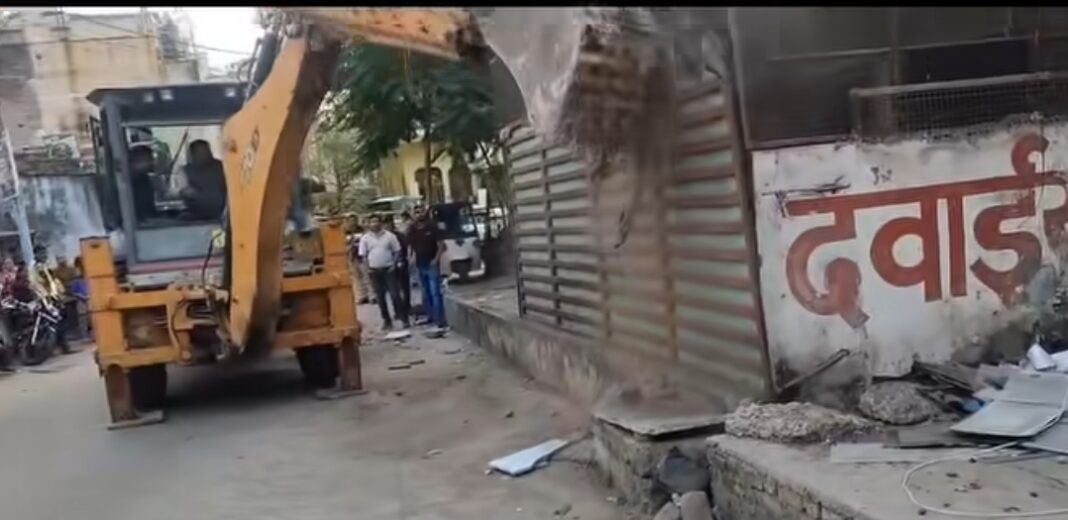 कोटा नगर निगम की बड़ी कार्रवाई: कई क्षेत्रों से अतिक्रमण ढहाया, चारा जब्ती का अभियान भी तेज