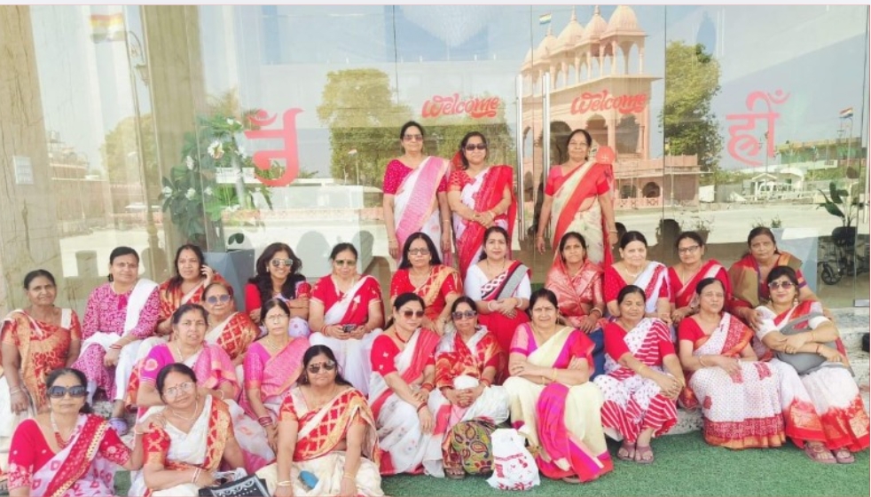 चंद्रोदय अतिशय क्षेत्र चांदखेड़ी में श्री दिगंबर जैन महासमिति महिला संभाग कोटा ने किया भक्तामर विधान