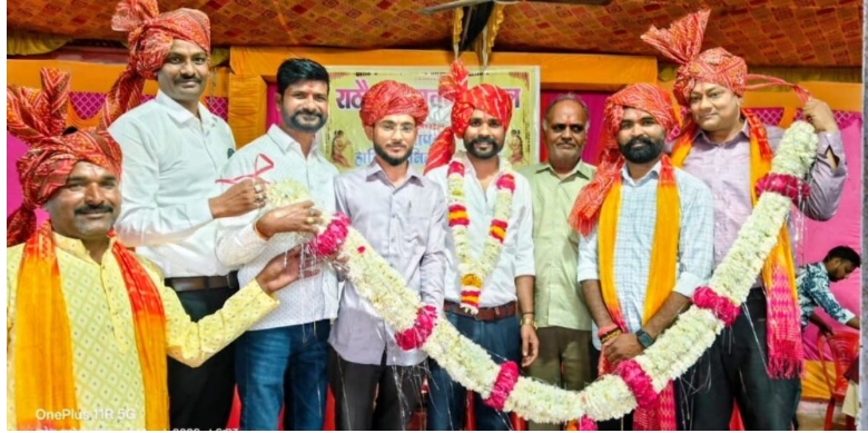 नवयुवक मंडल मांगरोल की नई कार्यकारिणी का भव्य शपथ ग्रहण समारोह आयोजित
