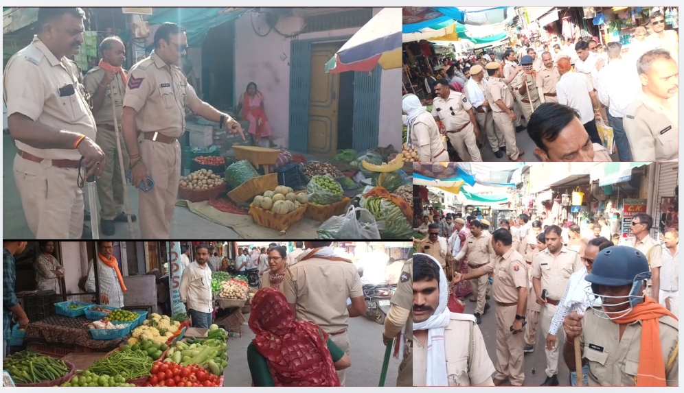 बोरखेड़ा फ्लाईओवर के नीचे अतिक्रमण पर चला बुलडोजर, अस्थायी सब्जी मंडी हटाई