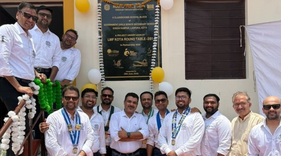 राउंड टेबल इंडिया ने शिक्षा के लिए बढ़ाया कदम, 25 लाख की लागत से बने चार कक्षा-कक्ष