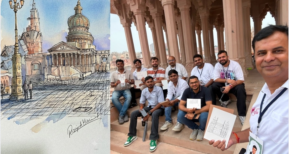 कोटा की स्थापत्य विरासत ने देशभर के विशेषज्ञों को किया आकर्षित, रिवर फ्रंट पर कला के रंगों में उतरी कोटा की पहचान