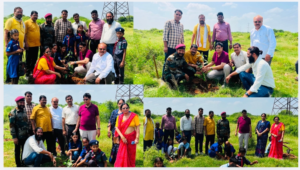 आंवली वन क्षेत्र में गूंजा हरियाली का संदेश , स्काउट गाइड एवं विद्यार्थियों ने लगाए पौधे