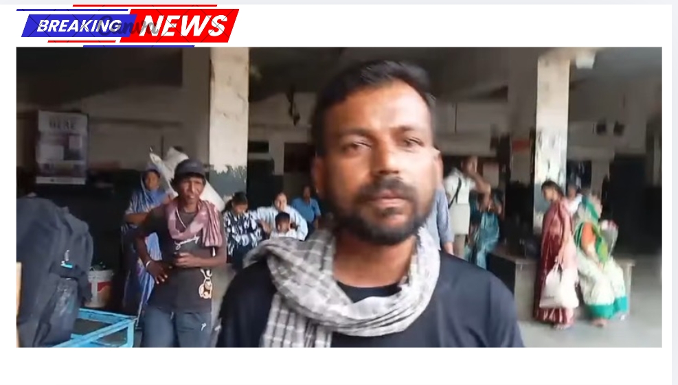 नयापुरा बस स्टैंड पर शराब के नशे में पहुंचा रोडवेज कंडक्टर, महिलाओं से बदतमीजी का आरोप; कैमरा ऑन होते ही मीडिया कर्मी से भी उलझा