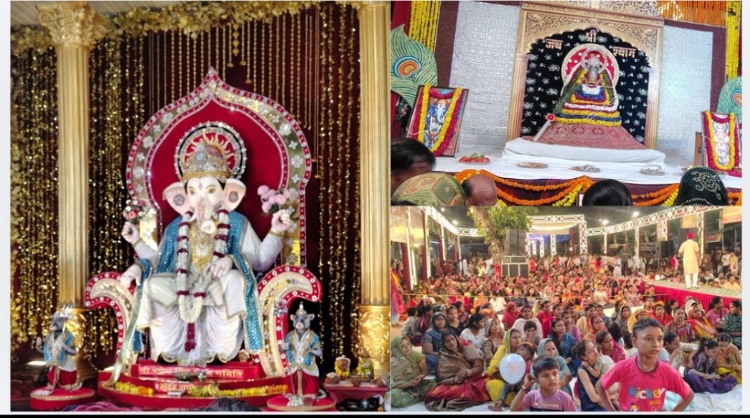 कोटा में गूंजे गणपति बप्पा के जयकारे, खाटू श्याम जागरण में देर रात तक झूमे श्रद्धालु