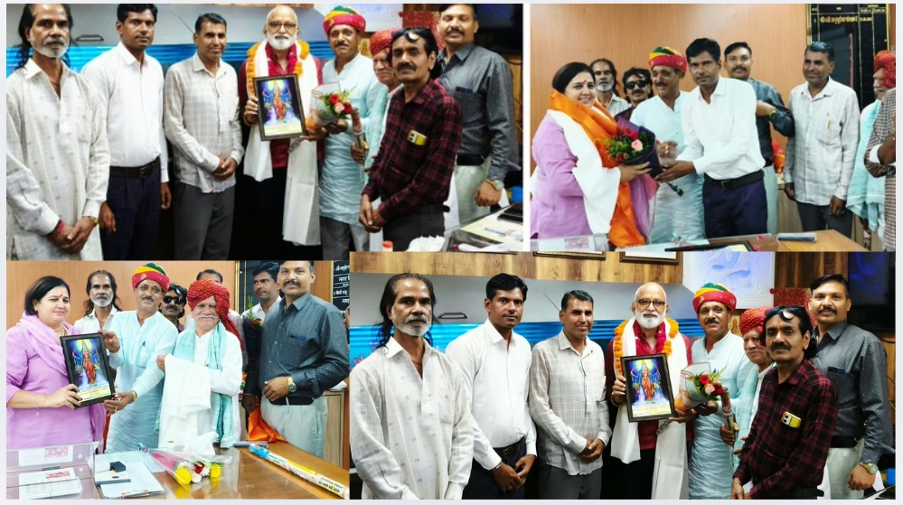 खारवाल-खारोल समाज प्रतिनिधिमंडल ने नवनिर्वाचित महापौर एवं उपमहापौर का किया स्वागत सम्मान